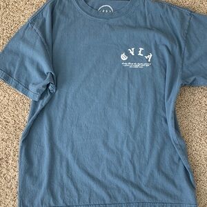 Blue Short Sleeve Men's Tee